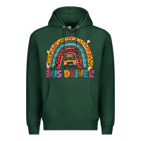 Sports Green bus driver Premium Hoodie - texasbilliewilder
