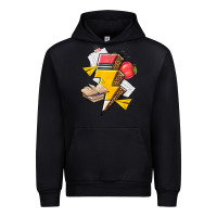 Black teacher lightning bolt Urban Hoodie - texasbilliewilder