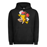 Pigment Black teacher lightning bolt Urban Hoodie - texasbilliewilder