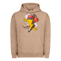 Pigment Burro teacher lightning bolt Urban Hoodie - texasbilliewilder