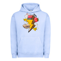 Pigment Grape Ice teacher lightning bolt Urban Hoodie - texasbilliewilder