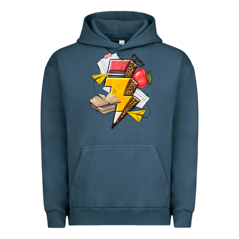 Teacher Lightning Bolt Urban Hoodie by texasbilliewilder | Teevron