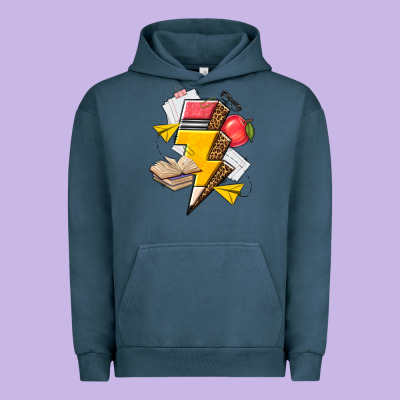 Urban Hoodie teacher lightning bolt