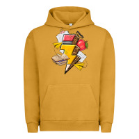 Pigment Peanut Butter teacher lightning bolt Urban Hoodie - texasbilliewilder