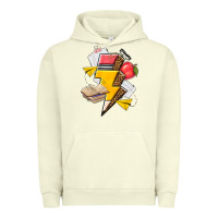 Pigment Pistachio teacher lightning bolt Urban Hoodie - texasbilliewilder