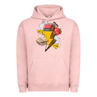 Pigment Salmon teacher lightning bolt Urban Hoodie - texasbilliewilder