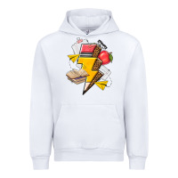 White teacher lightning bolt Urban Hoodie - texasbilliewilder
