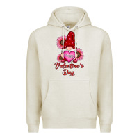 Oatmeal Heather happy valentine's day gnomes with sunflower Premium Hoodie - RanaPortraitStore