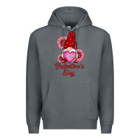 Rock happy valentine's day gnomes with sunflower Premium Hoodie - RanaPortraitStore