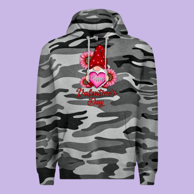 Happy Valentine's Day Gnomes With Sunflower Premium Hoodie Designed By Ranaportraitstore