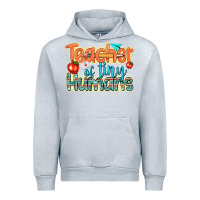 Heather Grey teacher of tiny humans Urban Hoodie - texasbilliewilder
