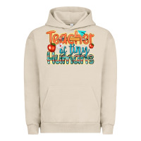 Pigment French Oak teacher of tiny humans Urban Hoodie - texasbilliewilder