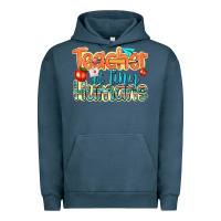Pigment Midnight Navy teacher of tiny humans Urban Hoodie - texasbilliewilder