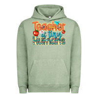 Pigment Oil Green teacher of tiny humans Urban Hoodie - texasbilliewilder