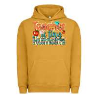 Pigment Peanut Butter teacher of tiny humans Urban Hoodie - texasbilliewilder