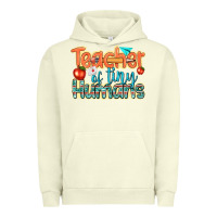 Pigment Pistachio teacher of tiny humans Urban Hoodie - texasbilliewilder