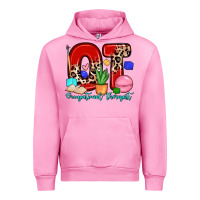 Fuchsia Pink ot occupational therapist Urban Hoodie - Zillion Design Studio