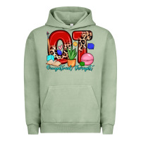 Pigment Oil Green ot occupational therapist Urban Hoodie - Zillion Design Studio