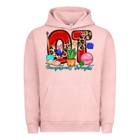Pigment Salmon ot occupational therapist Urban Hoodie - Zillion Design Studio