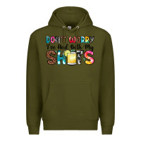 Army Green don t worry i ve had both my shots Premium Hoodie - Zillion Design Studio
