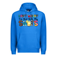 True Royal don t worry i ve had both my shots Premium Hoodie - Zillion Design Studio