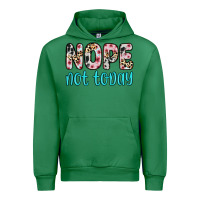 Emerald nope not today Urban Hoodie - Zillion Design Studio