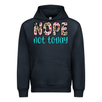 Navy nope not today Urban Hoodie - Zillion Design Studio