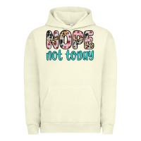 Pigment Pistachio nope not today Urban Hoodie - Zillion Design Studio