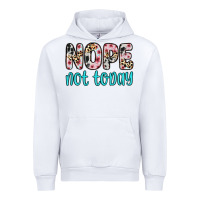 White nope not today Urban Hoodie - Zillion Design Studio