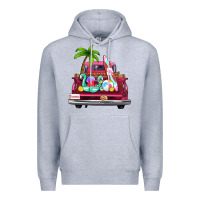 Heather Grey summer truck farm truck Premium Hoodie - Zillion Design Studio