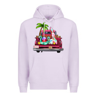 Lilac summer truck farm truck Premium Hoodie - Zillion Design Studio
