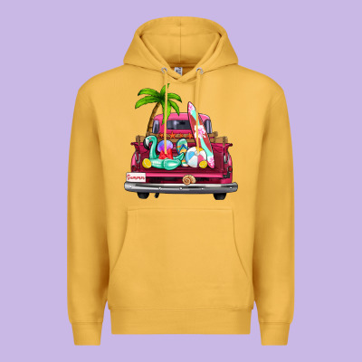 Summer Truck Farm Truck Premium Hoodie Designed By Zillion Design Studio