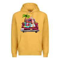 Mustard summer truck farm truck Premium Hoodie - Zillion Design Studio