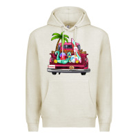 Oatmeal Heather summer truck farm truck Premium Hoodie - Zillion Design Studio
