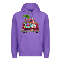 Purple summer truck farm truck Premium Hoodie - Zillion Design Studio