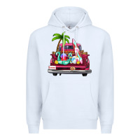 White summer truck farm truck Premium Hoodie - Zillion Design Studio
