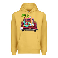 Antique Gold summer truck farm truck Premium Hoodie - Zillion Design Studio