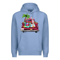 Colony Blue summer truck farm truck Premium Hoodie - Zillion Design Studio