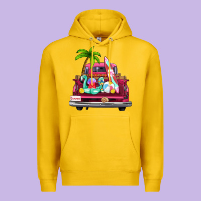 Summer Truck Farm Truck Premium Hoodie Designed By Zillion Design Studio