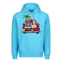 Ocean Blue summer truck farm truck Premium Hoodie - Zillion Design Studio