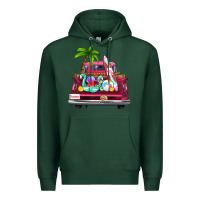 Sports Green summer truck farm truck Premium Hoodie - Zillion Design Studio
