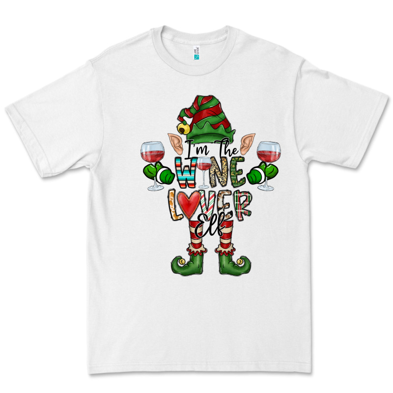 I'm The Wine Lover Elf Premium Tee by CowhideDigitalArt | Teevron