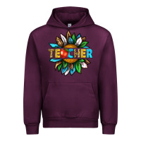 Mauve Wine teacher sunflower tbw Urban Hoodie - texasbilliewilder