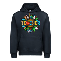 Navy teacher sunflower tbw Urban Hoodie - texasbilliewilder