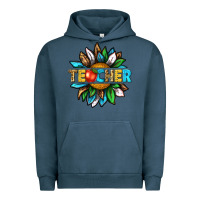 Pigment Midnight Navy teacher sunflower tbw Urban Hoodie - texasbilliewilder