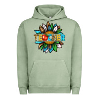 Pigment Oil Green teacher sunflower tbw Urban Hoodie - texasbilliewilder