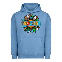 Pigment Pebble Blue teacher sunflower tbw Urban Hoodie - texasbilliewilder