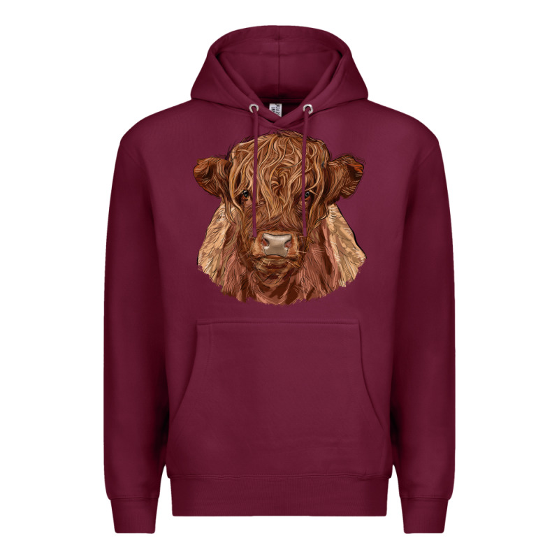 Highland Cow Premium Hoodie by RanaPortraitStore | Teevron