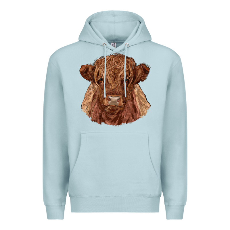 Highland Cow Premium Hoodie by RanaPortraitStore | Teevron