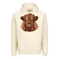 Sandshell highland cow Premium Hoodie - RanaPortraitStore